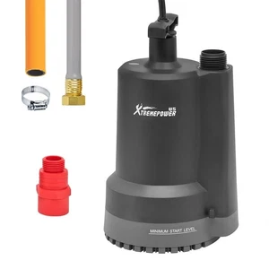 XtremepowerUS 1/3HP Submersible Utility Pump Sub Pump 2150GPH 31ft Lift Height - Picture 1 of 6