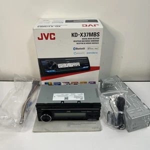 JVC KD-X37MBS Car & Marine Digital Media Receiver w/ Bluetooth USB SiriusXM - Picture 1 of 6