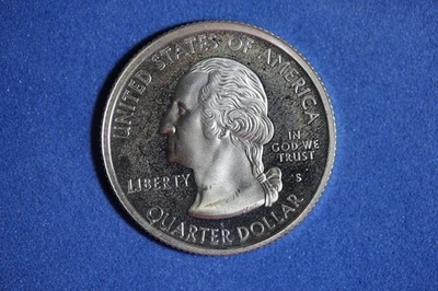 2000 S NEW HAMPSHIRE SILVER PROOF STATEHOOD WASHINGTON QUARTER #K57345 - Image 1 of 2