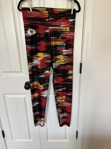 Zubaz NFL Kanas City Chiefs Zebra Leggings Tights Hose XXL schwarz/rot/gelb - Bild 1 von 9