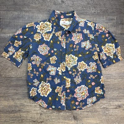 NUEVA Camisa Plisada de Sarga Floral Vineyard Vines Niñas Talla 10 Foto 1 de 4