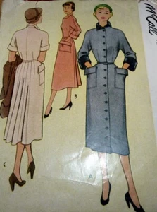*LOVELY VTG 1950s DRESS McCALL Sewing Pattern 12/30 - Picture 1 of 1
