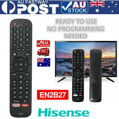 For HISENSE TV Remote EN2B27 ORIGINAL OEM Control EN-2B27 RC3394402/01 3139 238 • 8.80$