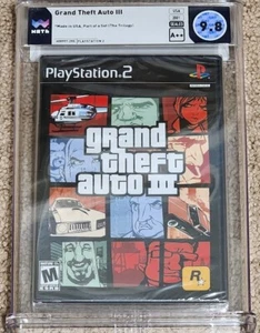 Grand Theft Auto III GTA 3 Trilogy PlayStation 2 PS2 Graded WATA 9.8 A++ SEALED - Picture 1 of 2