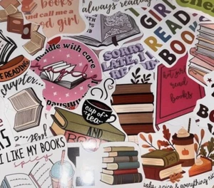 10 Surprise Reading Stickers Perfect For Decorating Kindle & More - Picture 1 of 3