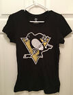 NWT Pittsburgh Penguins Women's Official NHL Licensed Black T-Shirt Medium