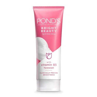 3 x Pond's Bright Beauty Spot Less Fairness Face Wash, 100 gm (Pack of 3) - Image 1 of 4