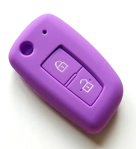 FOR NISSAN JUKE NOTE X-TRAIL QASHQAI PULSAR REMOTE 2 BUTTON FLIP KEY FOB COVER 4 - Picture 1 of 3