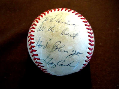 GARY CARTER MONTREAL EXPOS NY METS HOF EARLY SIGNED AUTO ONL GU'ED BASEBALL JSA - Image 1 of 4