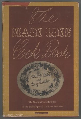 MAIN LINE Railroad COOKBOOK Philadephia Pennsylvania Dining Car Cuisine 1ST/DJ - Image 1 of 4