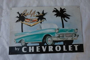 Bel Air By Chevrolet Chevy (S4L) 1997 Dan Hutchings Tin Metal Sign 16x10" Repro - Picture 1 of 9
