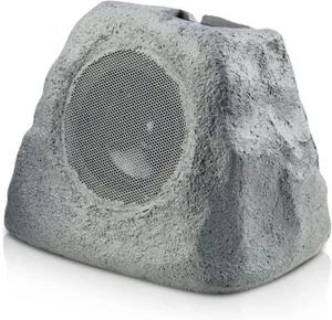 iHome Bluetooth Outdoor Solar/Rechargeable Rock Speaker w/ LED