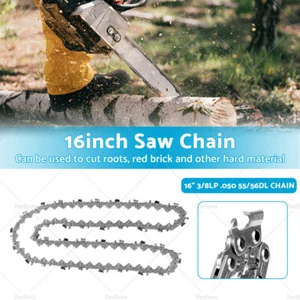 New Tungsten Carbide Chainsaw Chain 16inch 3/8LP .050 55/56DL various saws - Picture 1 of 7