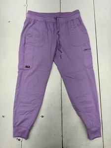 Greys Anatomy By Barco Purple Drawstring Scrub Bottoms Womens Size Large - Picture 1 of 7