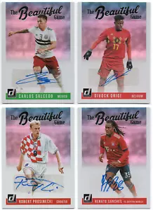 Donruss The Beautiful Game 2019 autógrafos elige automáticamente cualquier conjunto completo - Imagen 1 de 5