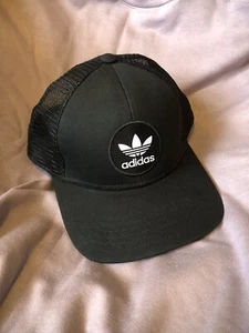 Adidas trefoil black snapback hat NWOT - Picture 1 of 4