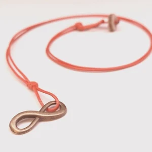 Infinito Dije Colgante Cadena Collar Joyería Regalo para Hombres Mujeres Amor Suerte - Imagen 1 de 2
