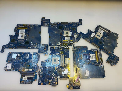6 Pcs pga947,988A,989 Dell Acer Hp Laptop Motherboards Cpu Gold Scrap Recovery - Image 1 of 4