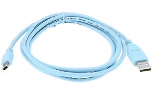 Cisco - CAB-CONSOLE-USB= - Console Cable 6 ft with USB Type A and mini-B - Bild 1 von 2