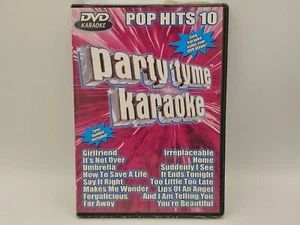 Party Tyme Karaoke: Pop Hits, Vol. 10 [DVD,2007) Umbrella, Fergalicious, etc NM - Picture 1 of 5