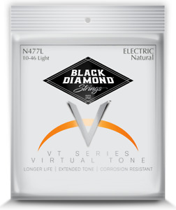 Black Diamond N477L Nickel Wound Electric Guitar Strings gauges 10-46