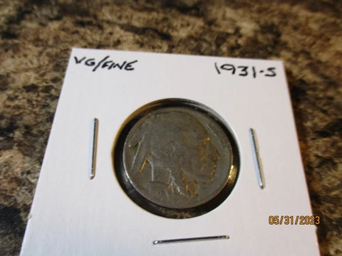 1931-S BUFFALO NICKEL VG/FINE    NN Cover