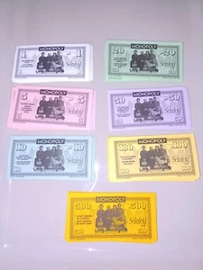 Seinfeld Monopoly Collectors Edition Board Game Part Money Only 1s - 500s - Picture 1 of 1