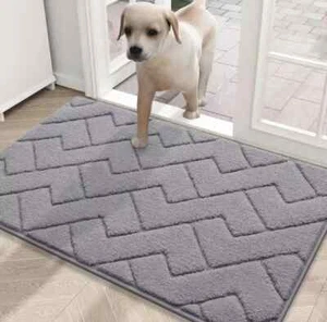 Zerbino per Cani Zampe Fangose Assorbe Umidità Antiscivolo Lavabile Microfibra - Foto 1 di 15