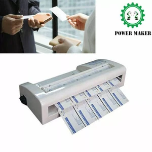 Electric Business Card Cutter Automatic Name Card Slitter Cutting Machine New - Picture 1 of 9