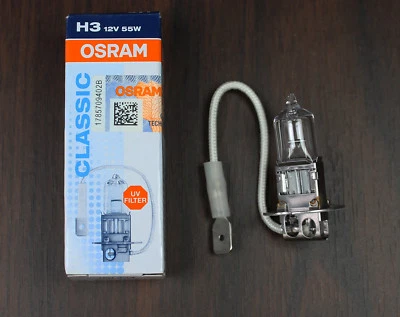 Osram 64151 12V 55W PK22S H3 Lámpara Coche Faro Coche Luz Foto 1 de 2