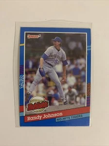 1991 Donruss Randy Johnson  BC-2 Baseball Card - Picture 1 of 2