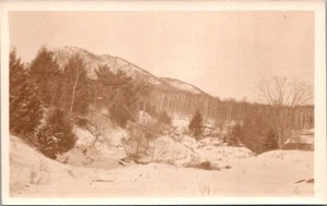 WINTERSZENE rppc Postkarte - Bild 1 von 2
