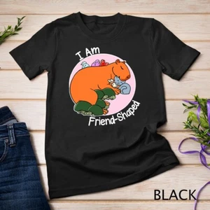 Capybara Tee Shirt - I Am Friend-Shaped Unisex T-shirt - Picture 1 of 15