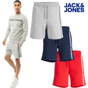 Men's Jack & Jones Sweat Shorts Gym Running Half Pants UK Sizes S to 2XL - Picture 1 of 11