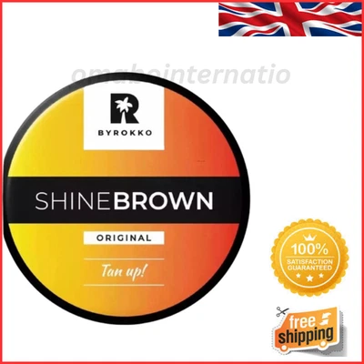 Byrokko Shine Brown Original Bronceado Crema Crema Bronceadora Acelerador de Bronceado 210ML