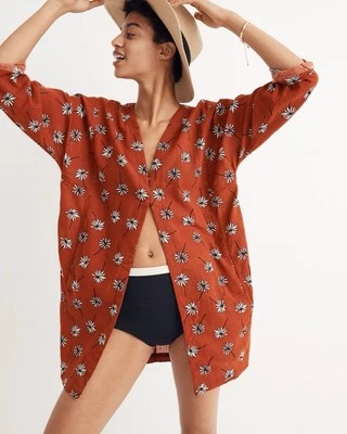 NWT Madewell Maldive coverup Fresh Daises print size Small - Image 1 of 4