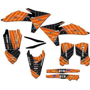2024-2025 XC-W RACE SERIES Orange Senge Graphics Kit Compatible with KTM - Picture 1 of 10