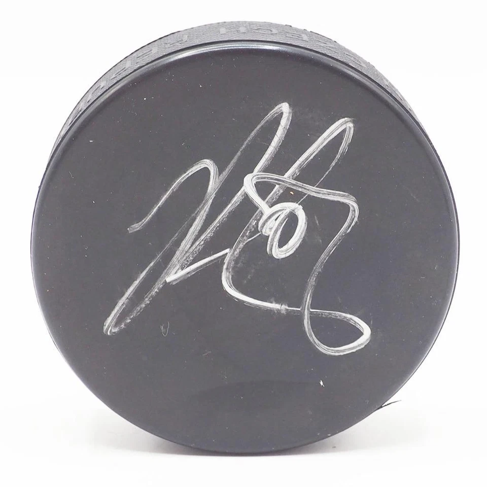 Kris Letang Pittsburgh Penguins Signed Autographed Penguins Hockey Puck - Imagem 1 de 2