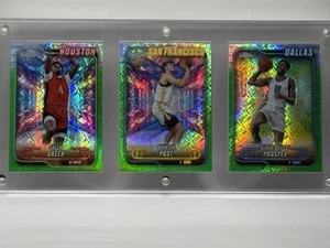 2025 Topps Premium Green NBA Set: Jalen Green / Quinton Post / Oliver Prosper - Picture 1 of 5