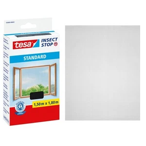 tesa Fliegengitter Standard Insektenschutz Fenster ohne Bohren 1x1m bis 1,5x1,8m - Bild 1 von 14