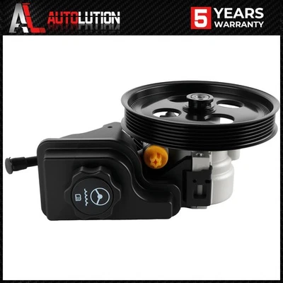 Power Steering Pump for Buick Lucerne Cadillac DTS 06-11 4.6L w Reservoir Pulley - Image 1 of 4