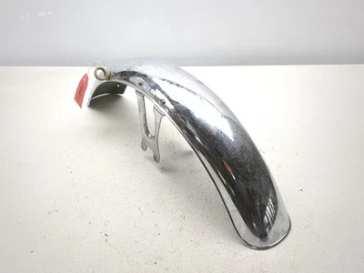 76 Honda CB125 Front Wheel Fender Chrome - Image 1 of 4
