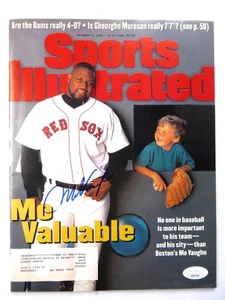 Mo Vaughn Signed Autograph Magazine Sports Illustrated 1995 Red Sox JSA AH03529 - Picture 1 of 4