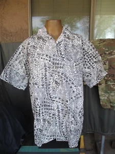 GO BAREFOOT Hawaiian, Aloha Shirt, EXTRA LARGE TALL, size XL, USA made, #4 - Picture 1 of 9