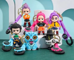 Harajuku 6 Piezas Cazador de Demonios Llavero Coleccionista Set Sólido PVC Estatuillas En Llave - Imagen 1 de 22