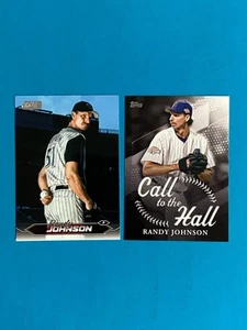 Inserto Randy Johnson 2025 Topps Call to the Hall + 2024 Stadium Club - Foto 1 di 2