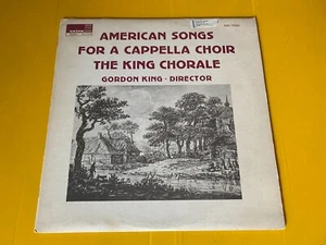 American Songs For An A cappella Choir King Chorale 75 Orion LP vinyl classical - Imagen 1 de 5