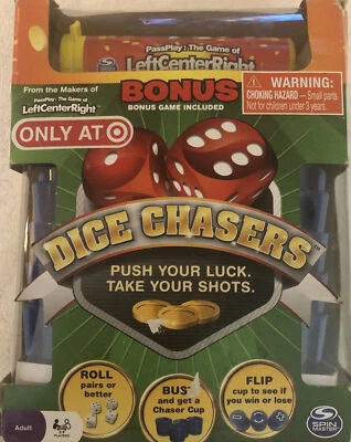 Dice Chasers Game Family Night Target Bonus Includes LeftCenterEight New In Box - Image 1 of 4