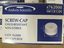 Andwin wissenschaftliche Kappe, Kunststoff 24 mm kindersicher Pack/100