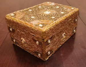 Einzigartige handgefertigte aus traditionellen Glasstücken Armbänder Schmuckbox... - Bild 1 von 7